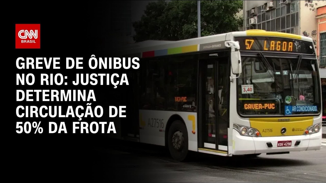 Rio de Janeiro amanhece com greve de motoristas de ônibus | CNN NOVO DIA