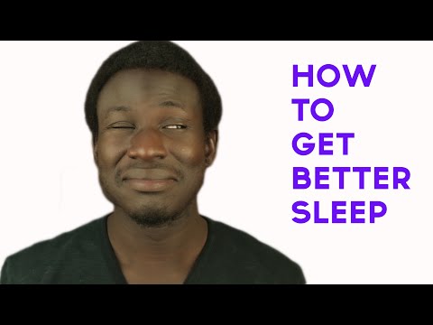 how to get better sleep