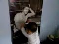 Ma nièce et le poster de Quentin xD