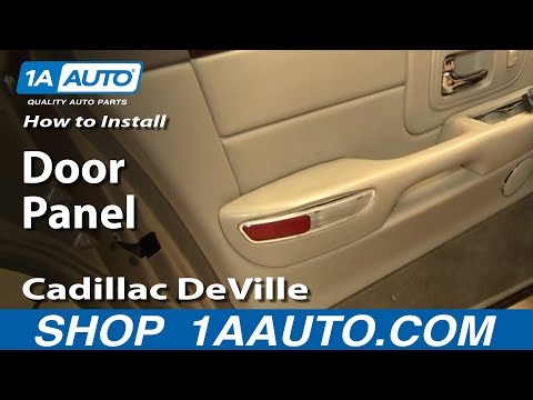 How To Install Replace REAR Door Panel Cadillac DeVille 97-99 1AAuto.com