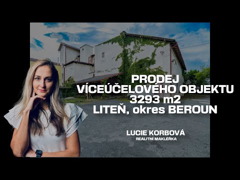 Video Prodej víceúčelového objektu 3 293 m², obec Liteň- okr.Beroun