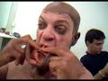 back stage Mike tyson
