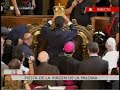 bajada del cuadro de la virgen de la paloma por los bomberos