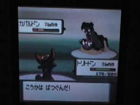 ポケットモンスターダイヤモンド四天王戦　vsキクノ
