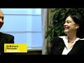 Robert de Ruiter, hoofdredacteur van Software Release Magazine in gesprek met Suzanne Robertson.