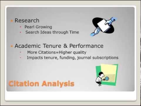 how to perform citation analysis