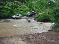 bikes crossing the cuale river