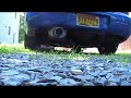 Stock and Apexi GT Spec exhaust comparison 04 Subaru WRX STi