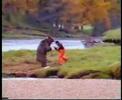 John west salmon; Bear fight