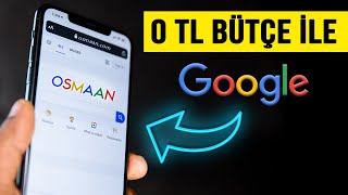 0 TL bütçe ile google yaptım - yerli ve milli a