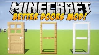 Minecraft Mods Better Doors Mod Malisis Doors Mod Mod