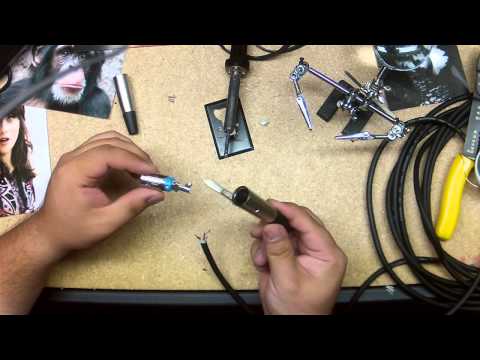 how to repair xlr cable