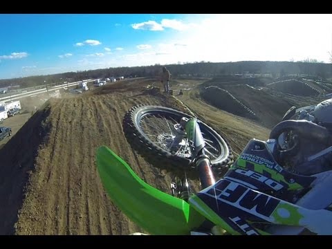 MXPTV - Maryland's Tony Archer takes our helmet cam for a spin during the 2nd 250 A moto during Saturday's action at Raceway Park's Loretta Lynn Northeast Area Quali...