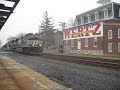 Norfolk Southern 691 - CSX Coal Train in Snow