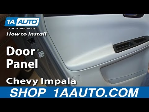 How To Install Remove Rear Inside Door Panel 2006-13 Chevy Impala