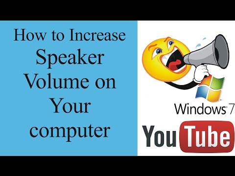 how to boost volume on windows 7