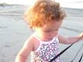 Tatum on the beach