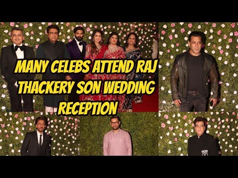 Many Celebs Attend Raj Thcakery Son Wedding Reception