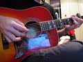 Testing out the Epiphone Hummingbird