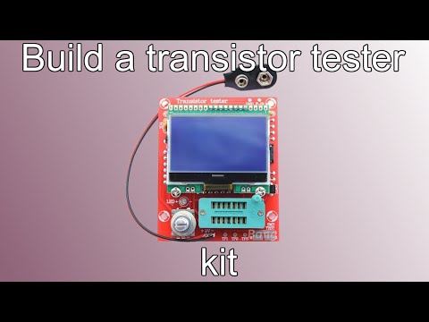 Build a transistor tester kit from Bangood