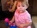 Cheyann Playing at Grandparents House