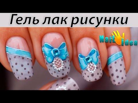 Маникюр гель-лаком с рисунком пошагово Маникюр гель-лаком с рисунком пошагово