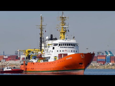 Spanien: Rettungsschiff Aquarius nach tagelanger Irrfahrt in Valencia angekommen