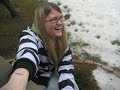 ashley jumping off balcony