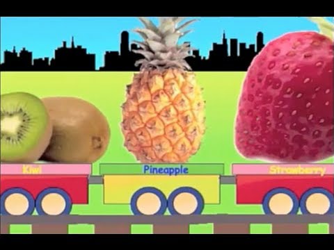 learn fruit names - Kids train. Train for kids. Learning train fruits. Fruit train with fruits. Watch yummy fruit train. Fruits coming in train. Learning fruits names like a rhy...