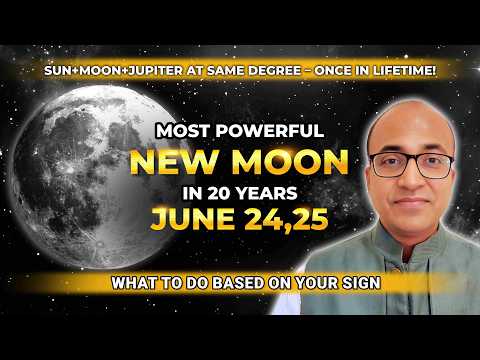 Most Powerful New Moon in 20 Years | June 24-25 | Sun + Moon + Jupiter Alignment | Bharat Astro Veda