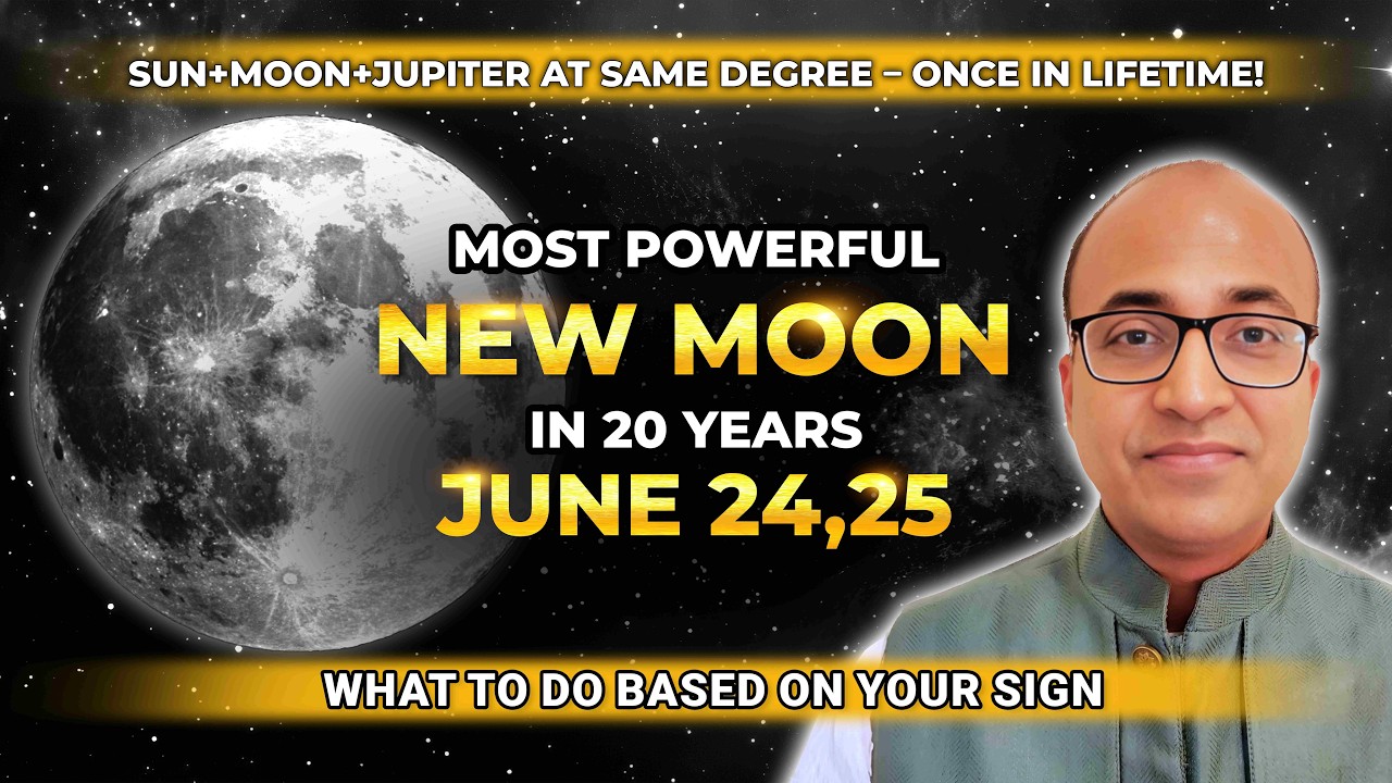 Most Powerful New Moon in 20 Years | June 24-25 | Sun + Moon + Jupiter Alignment | Bharat Astro Veda