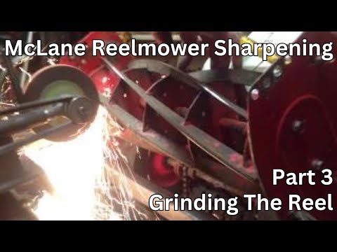 how to adjust mclane reel mower blades