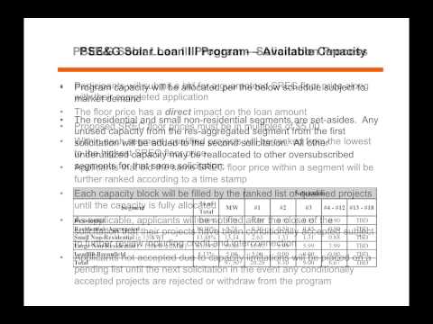 PSE&G Solar Loan Program - Commercial and Business Customers