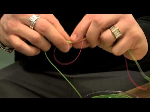 how to attach fishing line to a reel