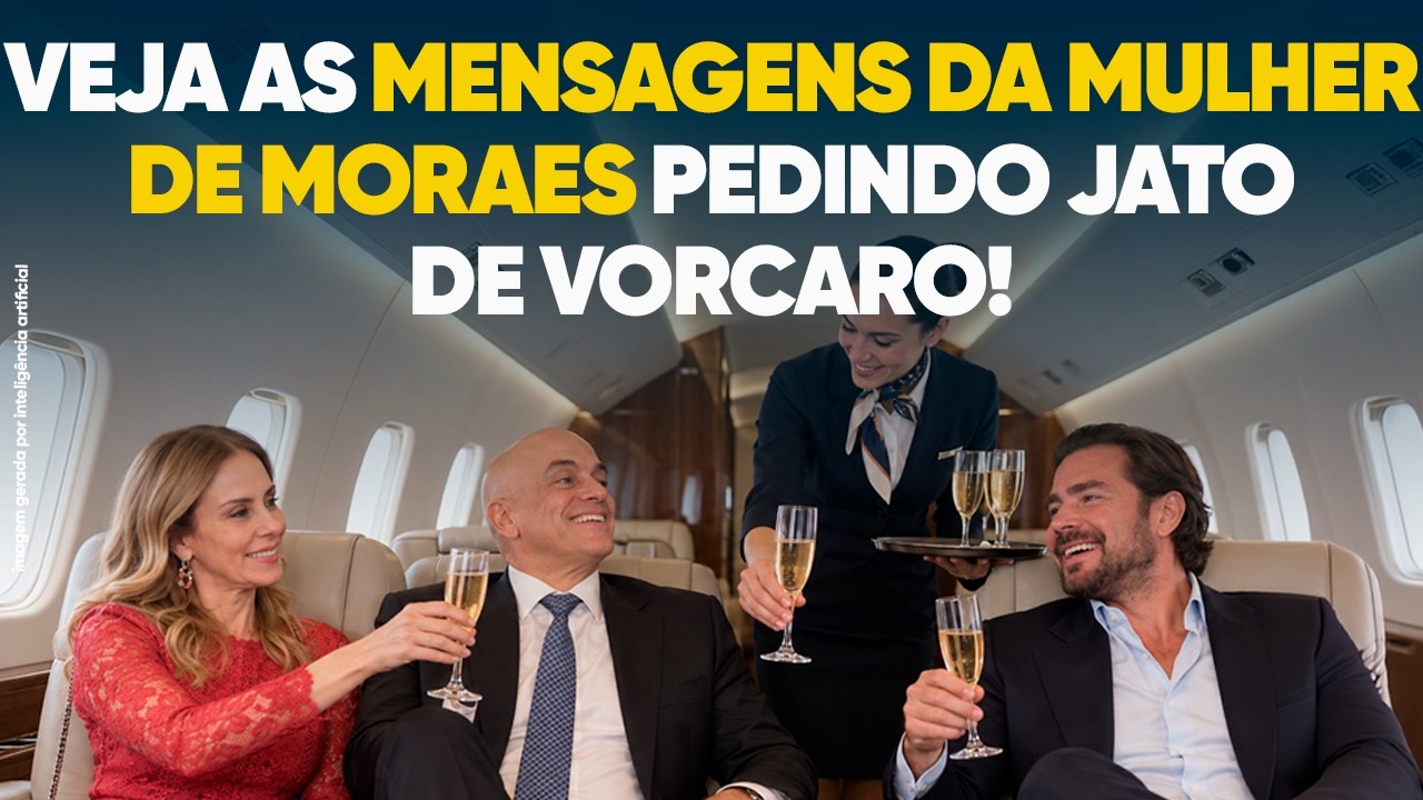 Mulher de Moraes Cancelou Voo Em Jato Após Prisão de Vorcaro!