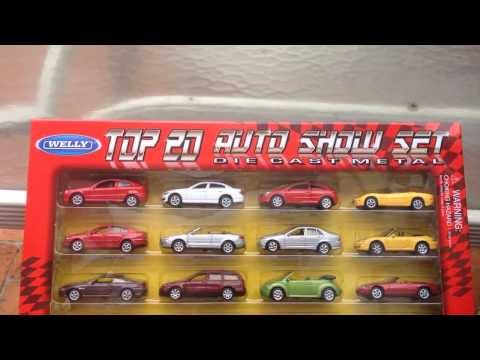 Welly 20 Car Auto Show Set