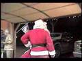 Drunnk Santa Roof Jump Mishap.