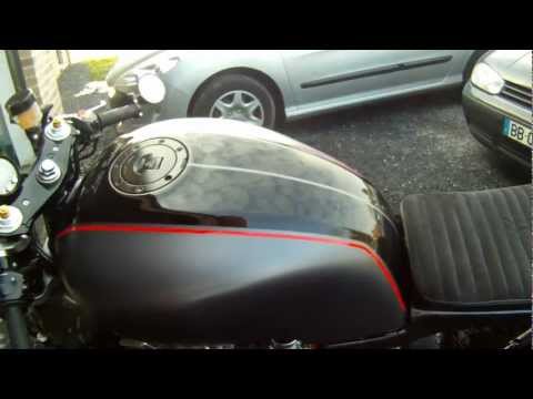 seven fifty - Réalisation d'un café racer sur la base d'une HONDA RC42 la seven fifty Son de la ligne complete avec MIVV Cone prévu pour une ZX10R.
