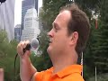 David Blaine Upside Down with Brad Blanks in Central Park