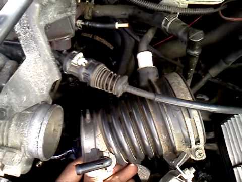 PCV valve how to replace or clean 2000 Mazda Mpv Lx