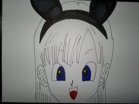how to draw bulma from dragon ball z