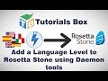 How to add a language level to Rosetta Stone using Daemon tools How to add a language level to Rosetta Stone using Daemon tools