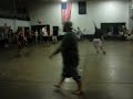 Rob hardcore dancing