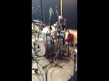 Alvin Ford Jr. getting drum sounds at the Big Ol' Nasty Getdown "Volume 2" sessions