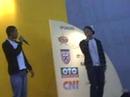 richard and syarif perform Disobey,Ricahrd's new song during the hiphop fest @expo