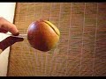 card throwing - apple in the air