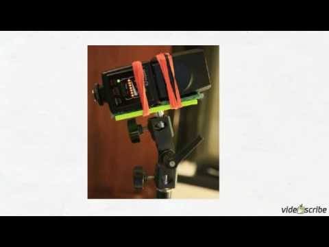 how to attach umbrella to tripod