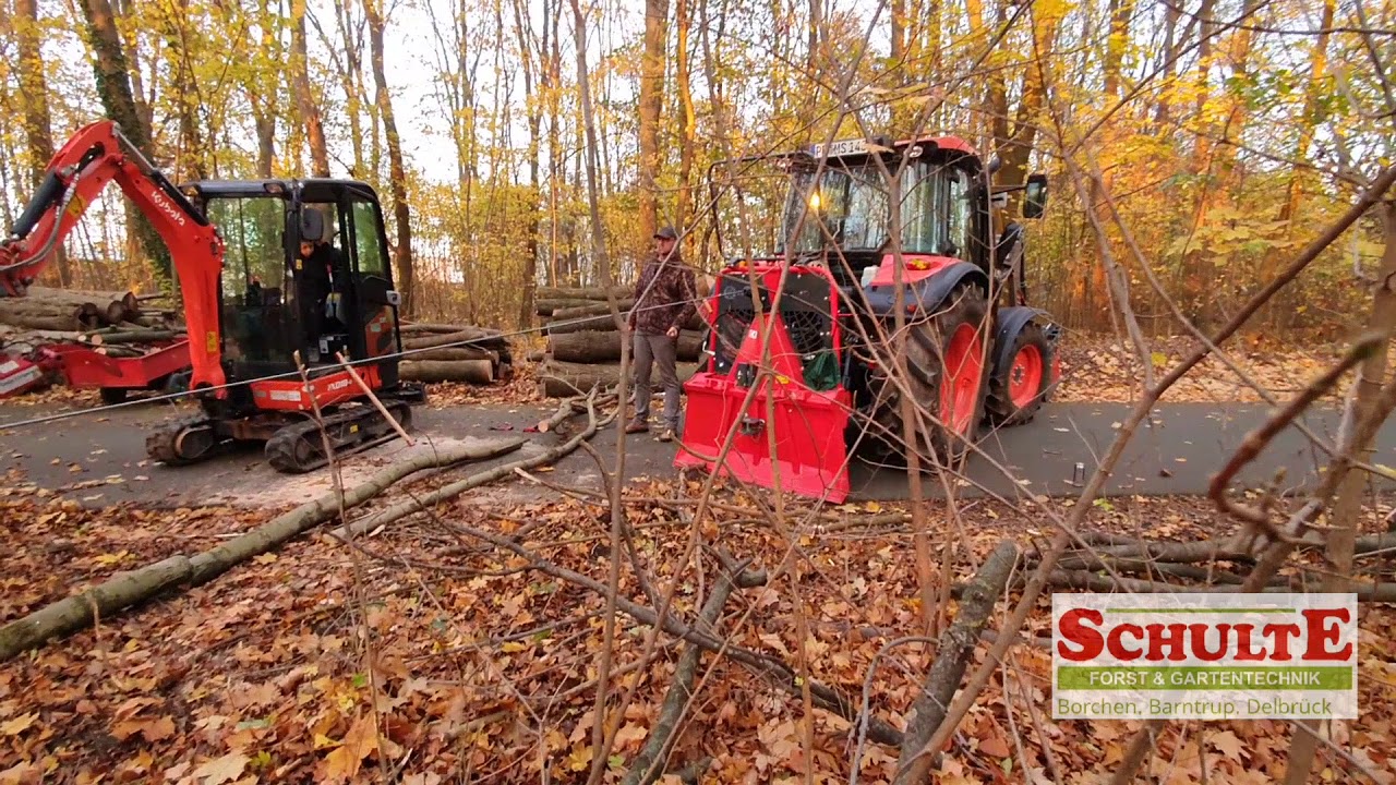 Oehler Seilwinde OL SW 5500P beim Holzrücken