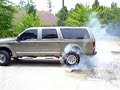 Ford Excursion Burnout Diesel