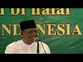 KH Hasyim Muzadi Halal Bihalal PPP Jatim di PP Al Hikam Malang